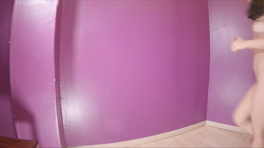 Petite Asian nailed against the wall - free porn video