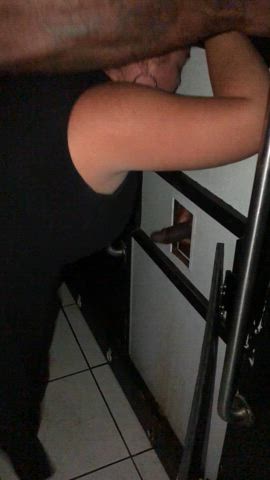 Just being a hot wife gloryhole slut for BBC - free porn video
