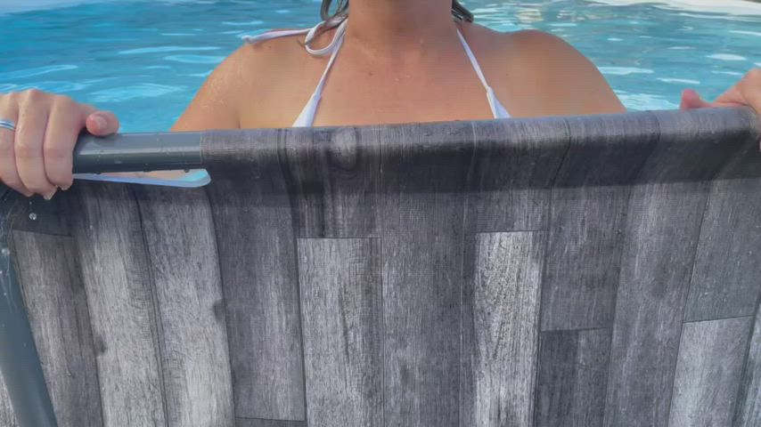 I hope your cock will get hard in this cold water! - free porn video