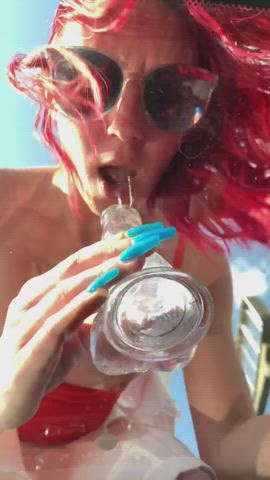 the sunroof held up 😅 - free porn video