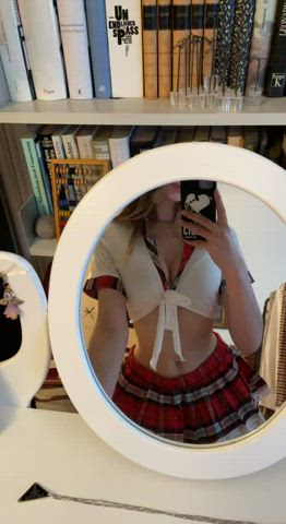 My new school outfit - free porn video