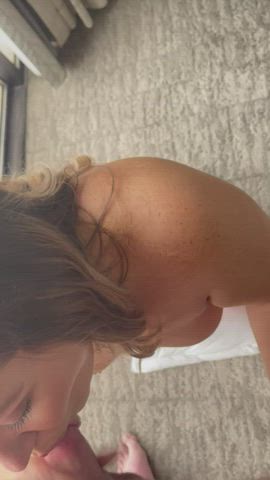 I thought I had swallowed it all but I let that drop hit the floor! - free porn video