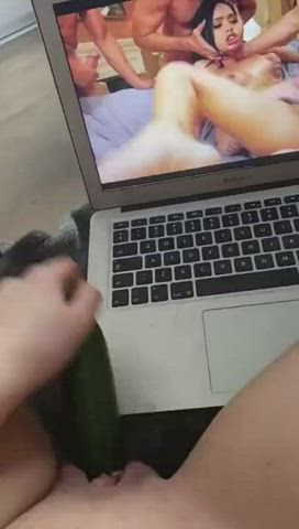 What is she watching??? - free porn video