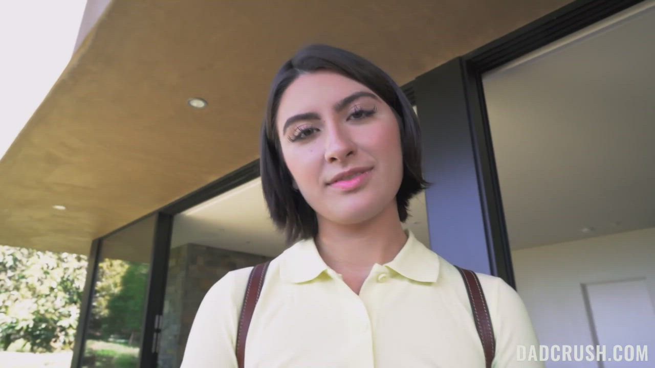 Step-Daughter Angeline Red Does a Challenge Porn GIF by pornotree.com - free porn video