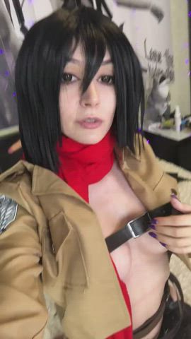 Mikasa (Purple Bitch)[Attack on Titans] - free porn video
