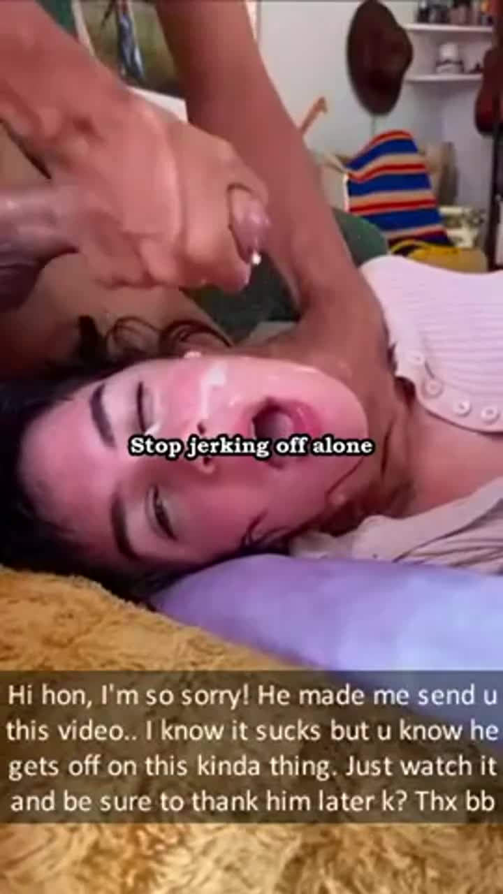 Does anyone know the source of this girl getting jerked on and cummed on (or at least a gif without the ads?) - free porn video