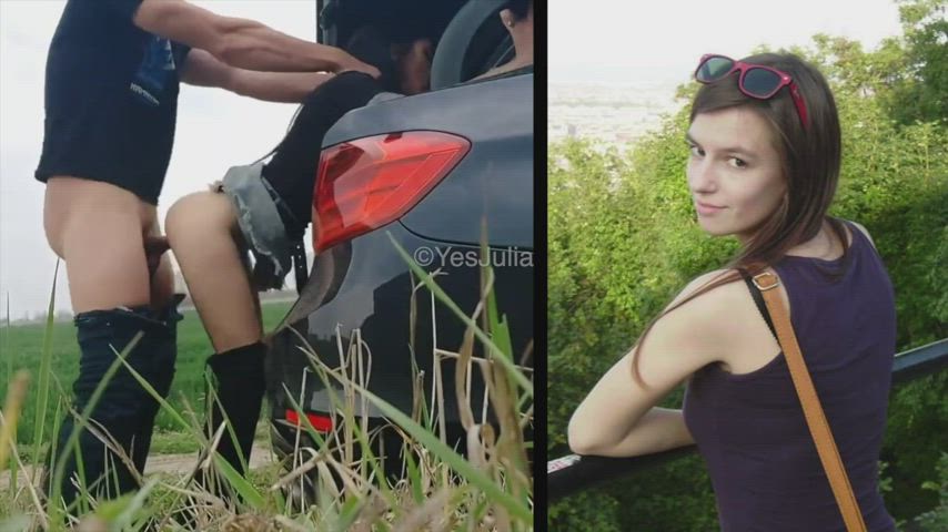 Julia Gadziomska on a sunday trip - free porn video
