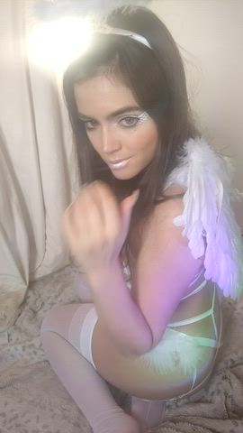 Would you have sex with with a horny angel?? 😈 - free porn video