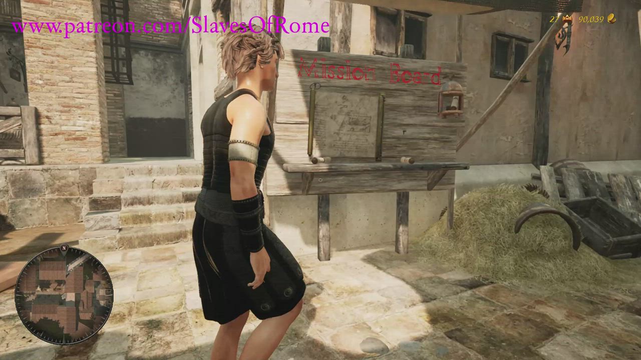 Slaves of Rome - Sending Sex Slaves to the General (in-game) - free porn video