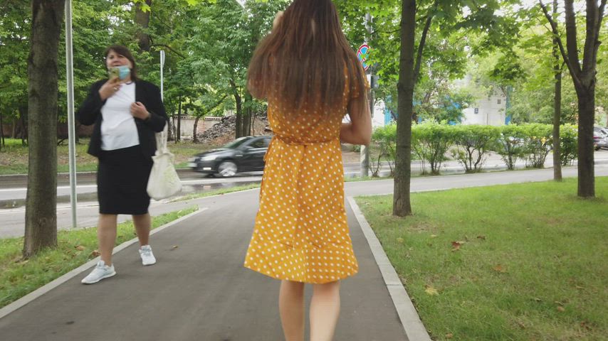 Ass Flashing Public Tits Upskirt Porn GIF by sweetalise - free porn video