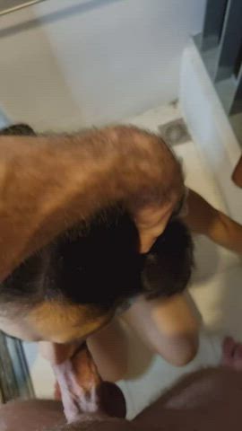 Fucking on the balcony to make sure the neighbors know what a big slut I am 😇 - free porn video