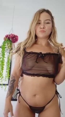 Hope my tits make you smile - free porn video