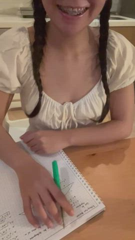 Im thinking if studying is better or just getting pregnant - free porn video