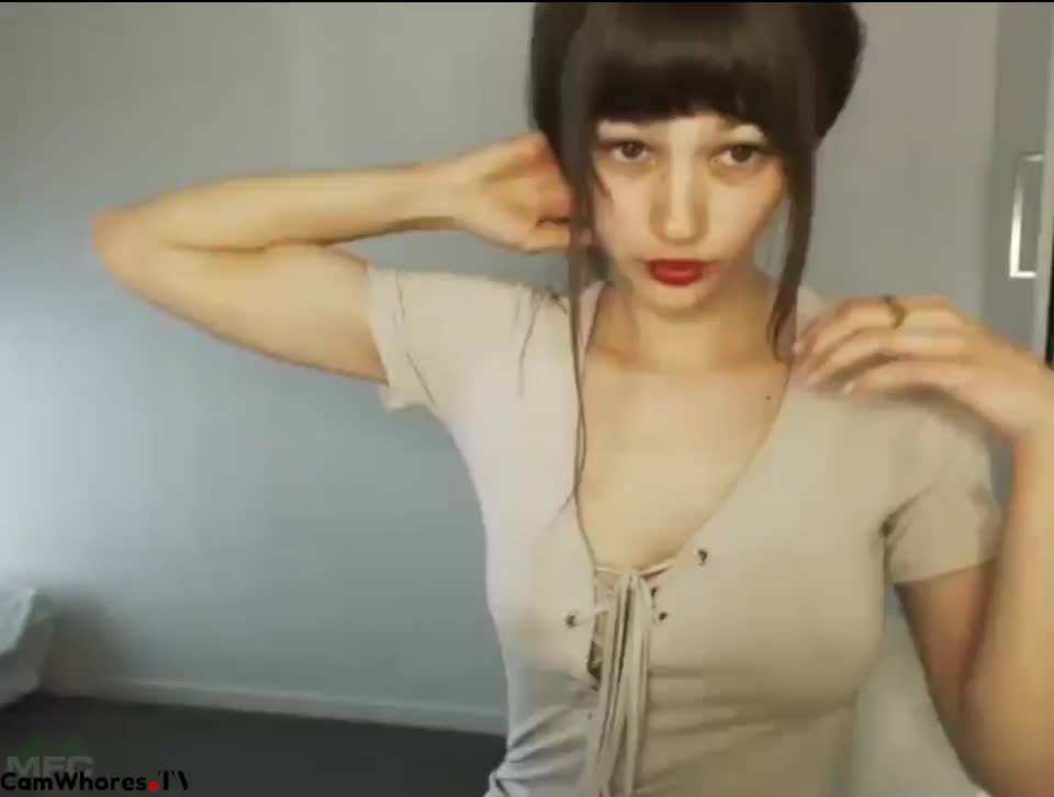 Of Playing With Her Perfect Tits - free porn video