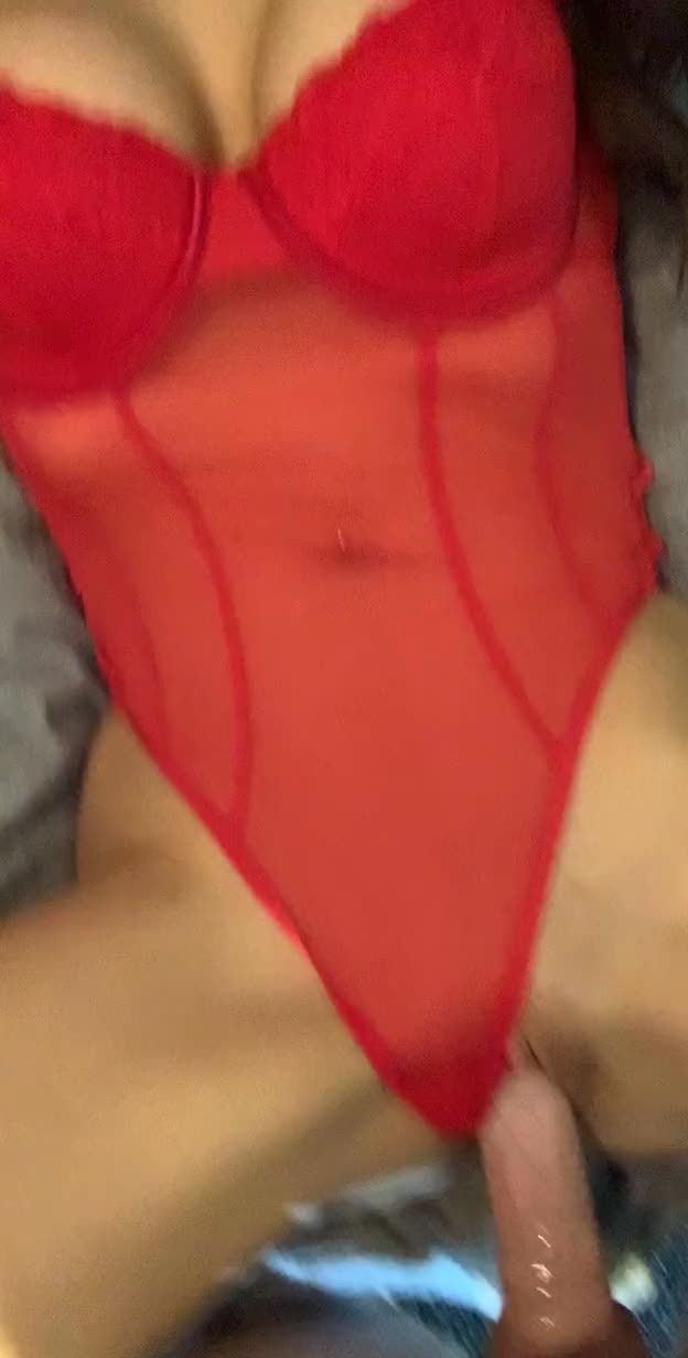 Latina amateur gets fucked POV wearing a lingerie onesie - free porn video