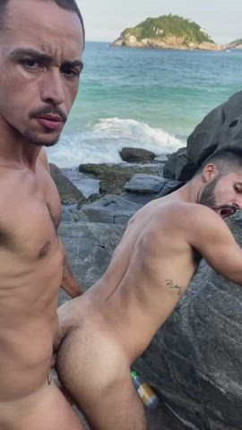 Fucking so good with my husband feeling the sea breeze. - free porn video