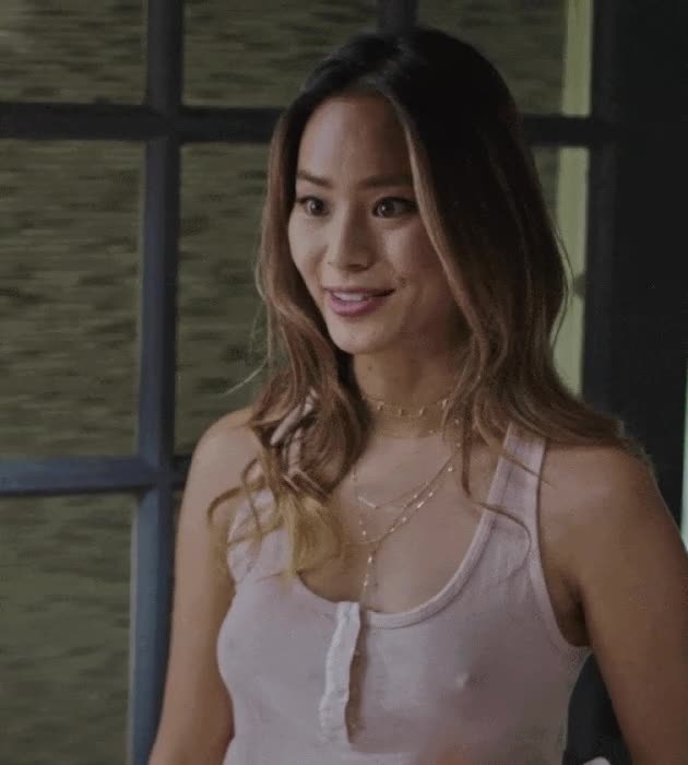 Jamie Chung - braless pokies - free porn video