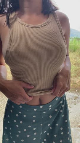 Another Day Another PUBLIC Flash. Make Me Go Viral…. - free porn video