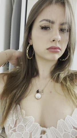 white lingerie cause i'm an 18 y/o angel :P - free porn video