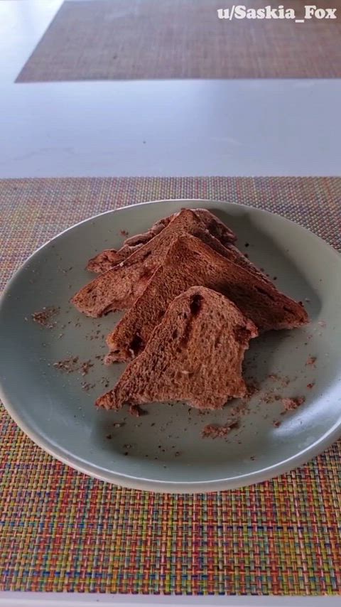My favourite thing to have on toast 😈 - free porn video