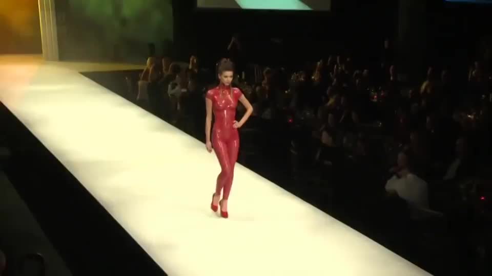 Latex Fashion Show - free porn video