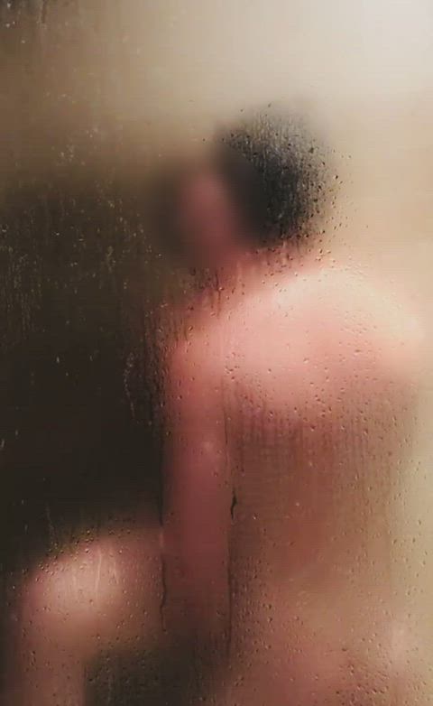 My boyfriend walked in and heard us in the shower. He just stood there and watched me being used. - free porn video