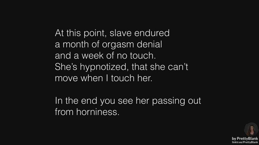 After one month of denial, slave passes out from me teasing her pussy - free porn video