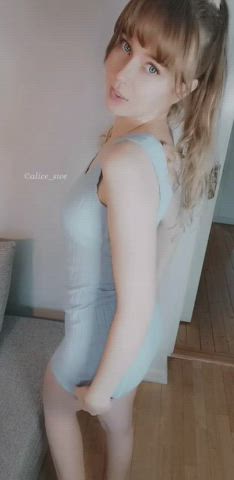 Guys my age don't like my body, but maybe you guys appreciate smaller boobs? 🥺 - free porn video