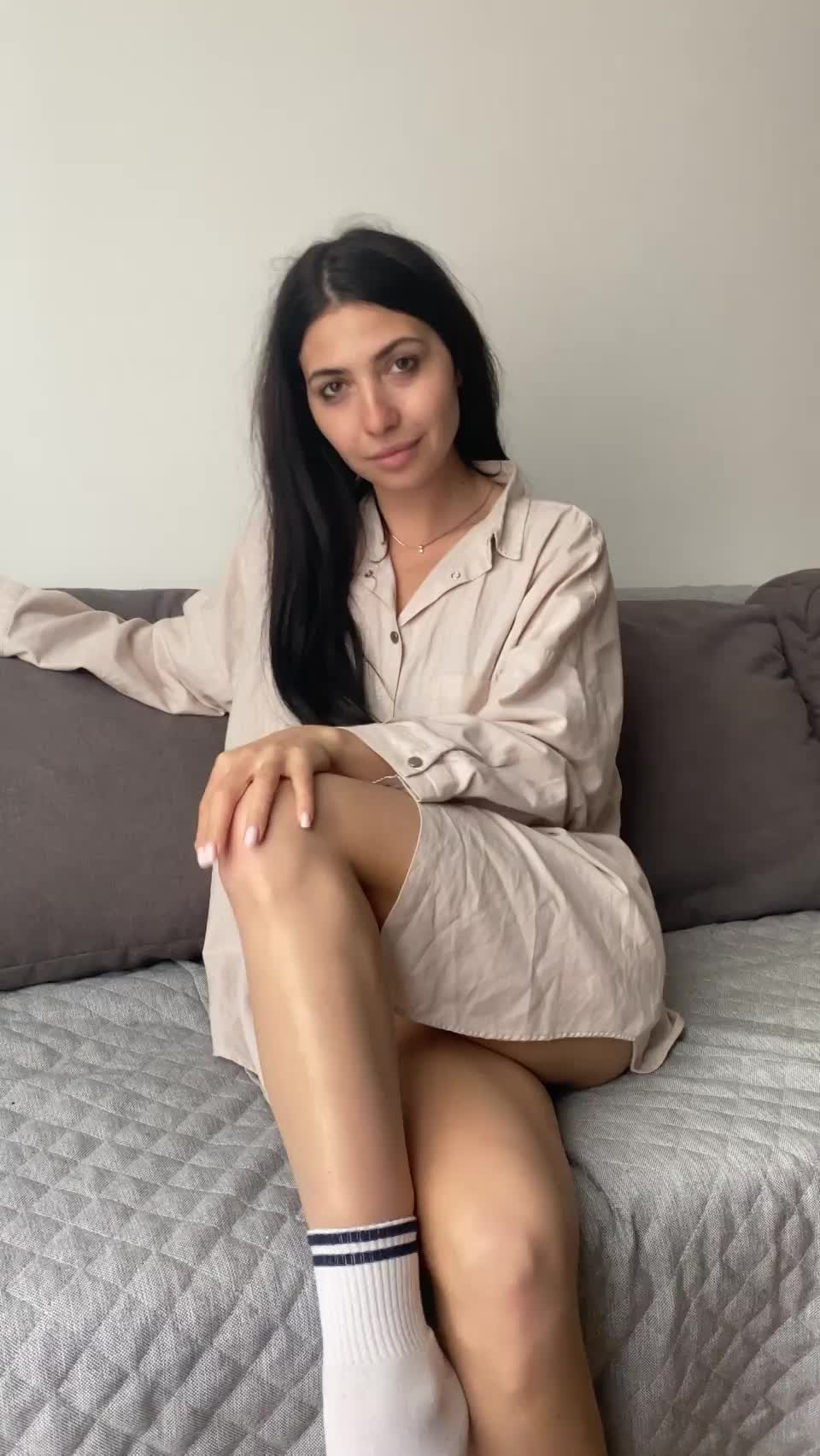 I am without panties😉 - free porn video