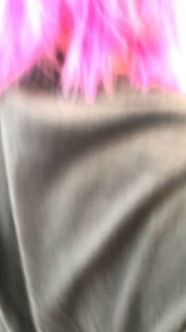 Riding him on the tram ride between terminals!! Boarded the plane with my pussy full of his cum 🙈🙈 [gif] - free porn video
