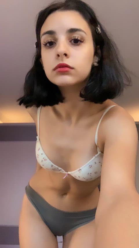 I hope a legal teen with skinny body and pretty face can make you happy - free porn video