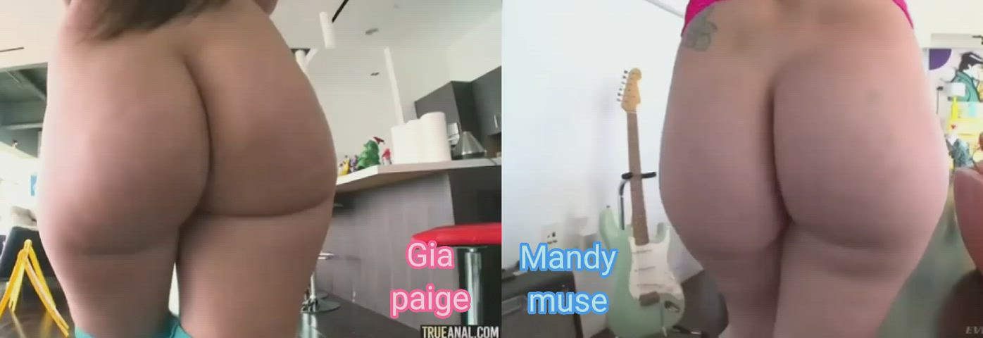 Two of the best white booties 🍑 - free porn video