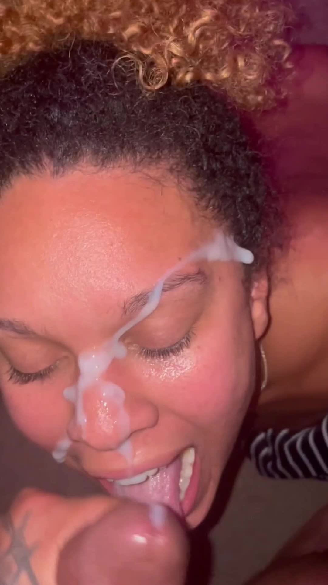Cumsluts looks better being covered in cum dripping everywhere  - free porn video