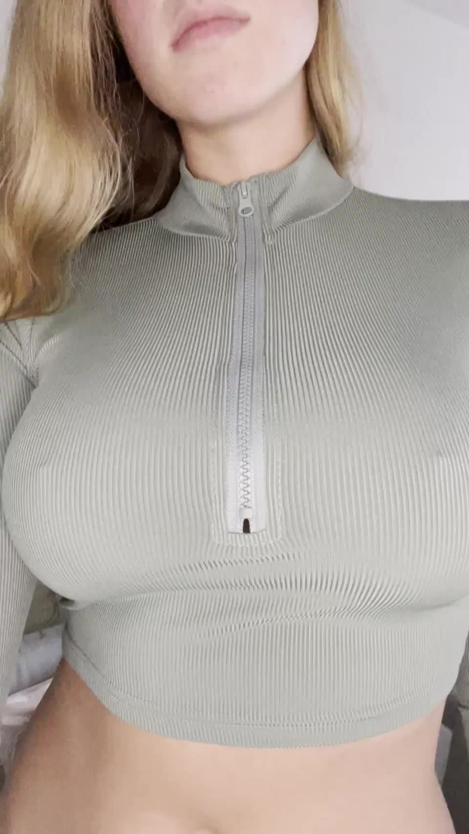 Say something about my 2004 tits 😝 - free porn video