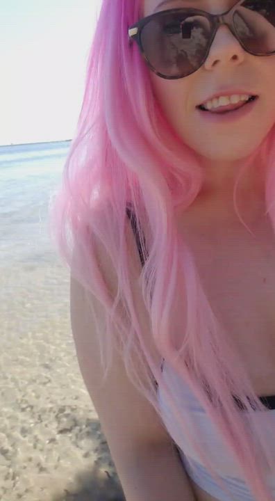 [gif] Cum on my chest, titties in the sun, it's a good day 😊 - free porn video