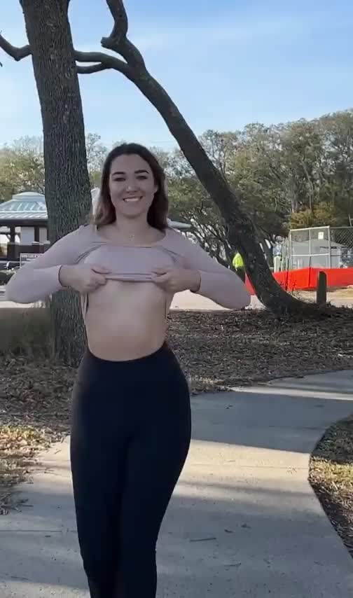 wanna come play in the park with me? 😝 - free porn video