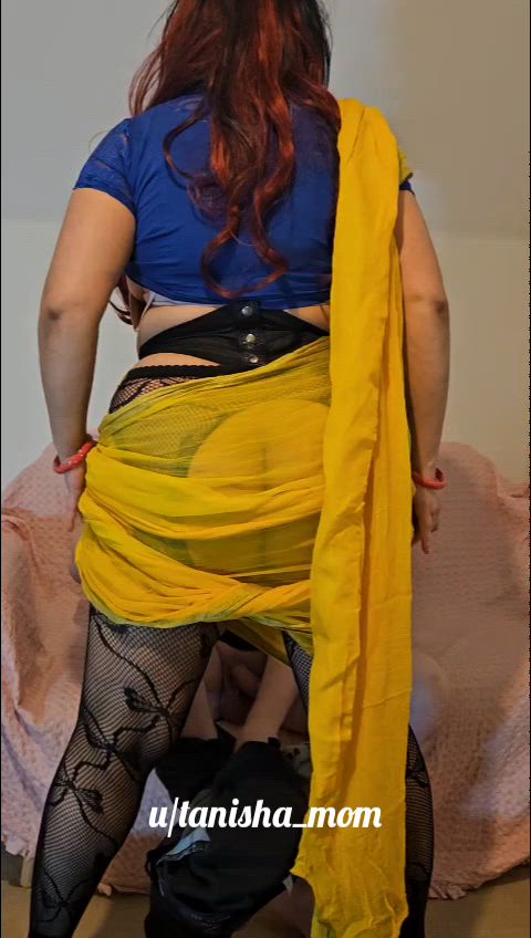Desi Hotwife on her knees for her lover - free porn video