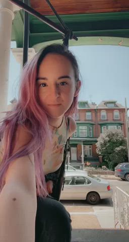 Sun’s out, tits out ☀️ I think that’s the saying [gif] - free porn video
