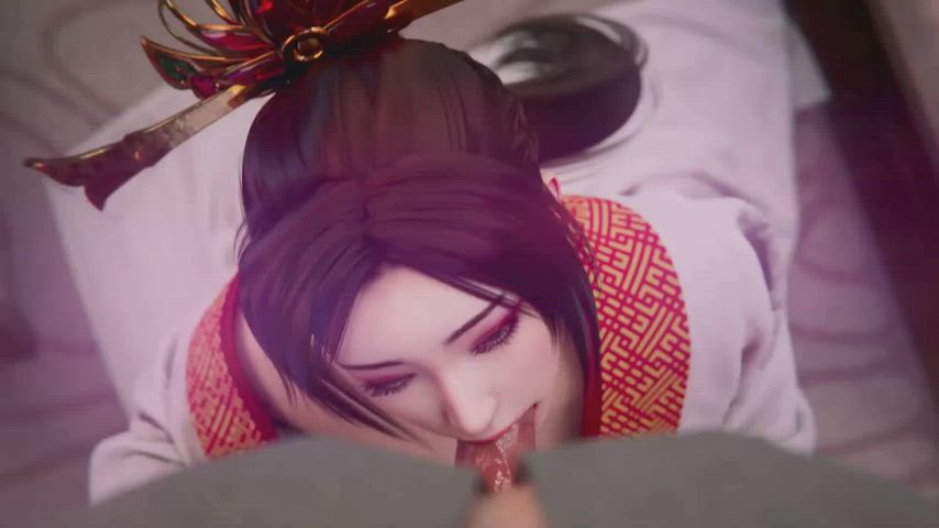 Diao Chan blowjob [Dynasty Warriors] (Setarcos04) - free porn video