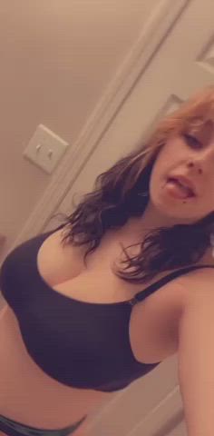Showed off my new underwear bottoms to the weed delivery guy - free porn video