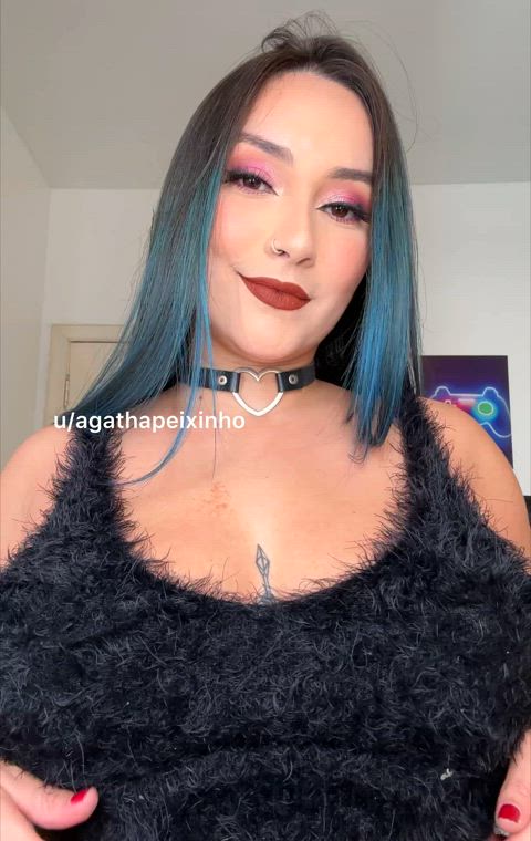 I'm wondering if my boobs are suckable - free porn video