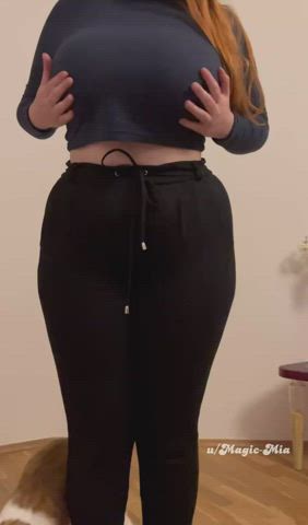 your point of view of my natural 19 year old tits right before I get on top - free porn video