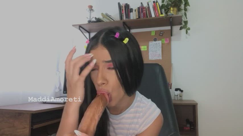 Gagging and struggling actually turns me on even more - free porn video