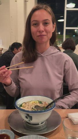 Couldn't help but flash my date, and the restaurant, at my birthday dinner [GIF] - free porn video