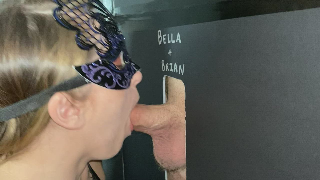 8/28 Fan Hotel Gloryhole Blowjob #1 Pt 2 - free porn video