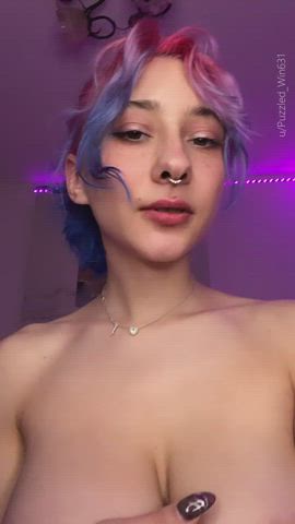 Cutie with big titties craves for cuddling in bed - free porn video