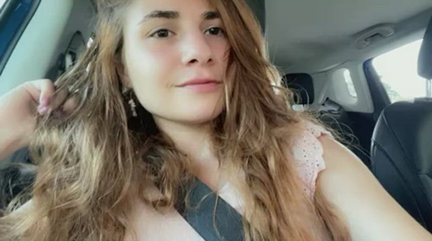 Wet and I didn’t wear panties :/ - free porn video