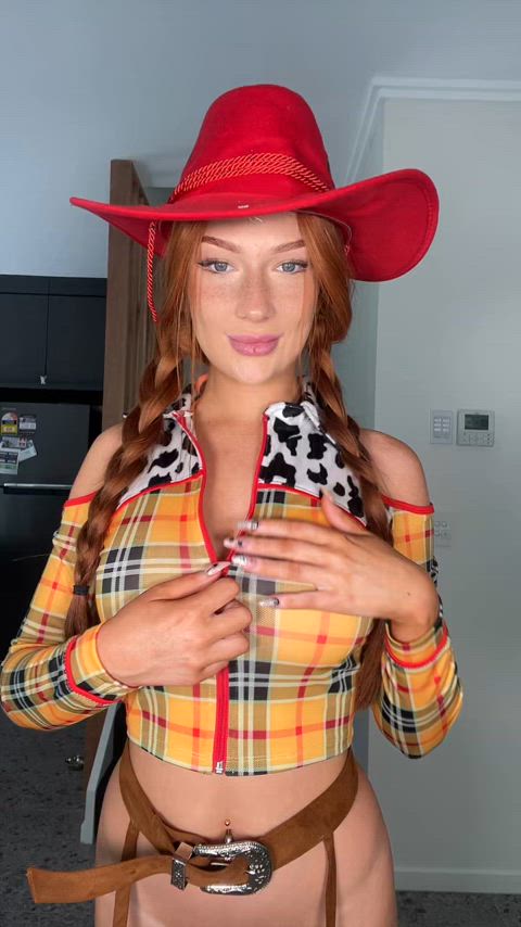 Redhead cowboy, turnon? - free porn video