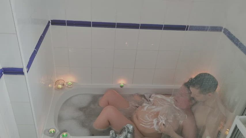 Sensual soapy tit play - free porn video