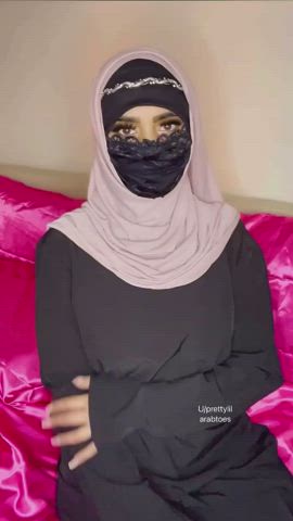 My Muslim parents don’t know I wear this underneath😈 - free porn video